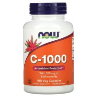 NOW Vitamin C-1000 with Bioflavonoids, 100 вегакапсул NOW Vitamin C-1000 with Bioflavonoids, 100 вегакапсул
