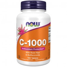 NOW Vitamin C-1000 with Rose Hips & Bioflavonoid, 100 таблеток NOW Vitamin C-1000 with Rose Hips & Bioflavonoid, 100 таблеток