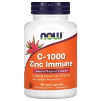 NOW Vitamin C-1000 & Zinc Immune, 90 вегакапсул NOW Vitamin C-1000 & Zinc Immune, 90 вегакапсул