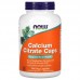 NOW Calcium Citrate Caps, 240 вегакапсул - Термін 07.26 CN10223-1 NOW