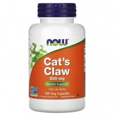 NOW Cat's Claw 500 mg, 100 капсул