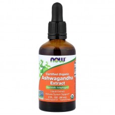 NOW Certified Organic Ashwagandha Extract, 59 мл NOW Certified Organic Ashwagandha Extract, 59 мл