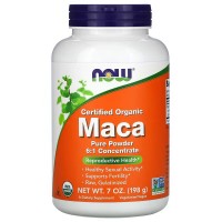 NOW Maca Pure Certified Organic, 198 грамм NOW Maca Pure Certified Organic, 198 грамм