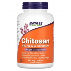 NOW Chitosan Plus 500 mg, 240 капсул