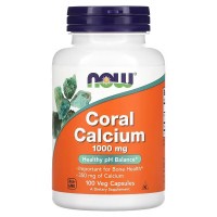 NOW Coral Calcium 1000 mg, 100 вегакапсул NOW Coral Calcium 1000 mg, 100 вегакапсул