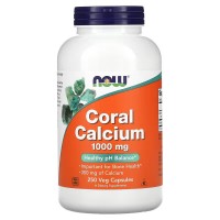 NOW Coral Calcium 1000 mg, 250 вегакапсул NOW Coral Calcium 1000 mg, 250 вегакапсул