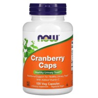 NOW Cranberry Caps, 100 вегакапсул
