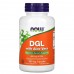NOW DGL with Aloe Vera, 100 вегакапсул CN12213 NOW