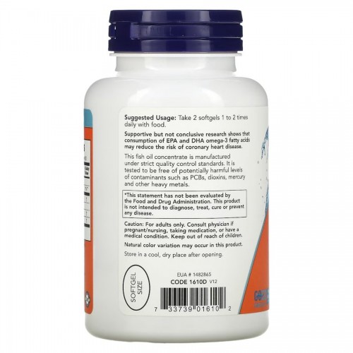 NOW NOW DHA 250 mg, 120 капсул CN10372 NOW NOW DHA 250 mg, 120 капсул CN10372