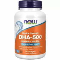NOW DHA 500 mg, 90 капсул NOW DHA 500 mg, 90 капсул