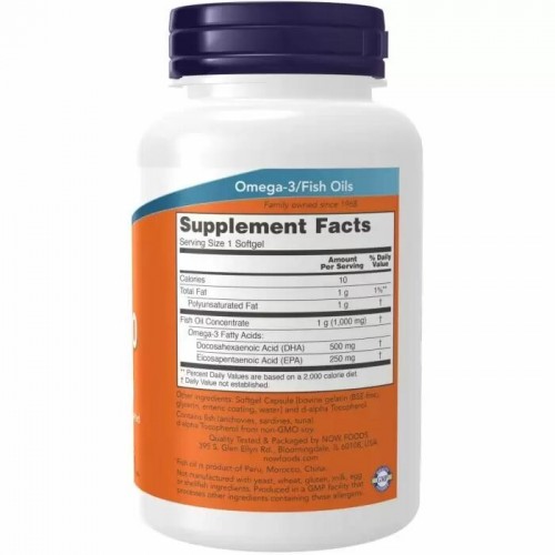 NOW NOW DHA 500 mg, 90 капсул CN10529 NOW NOW DHA 500 mg, 90 капсул CN10529
