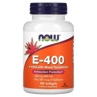 NOW Vitamin E-400 Plus Selenium, 100 капсул NOW Vitamin E-400 Plus Selenium, 100 капсул