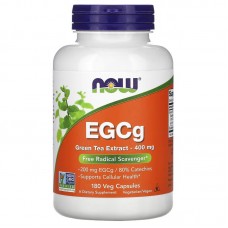 NOW EGCg Green Tea Extract 400 mg, 180 вегакапсул NOW EGCg Green Tea Extract 400 mg, 180 вегакапсул