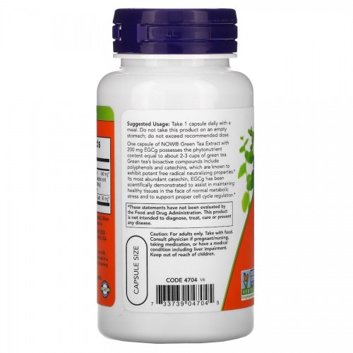 NOW EGCg Green Tea Extract 400 mg, 90 вегакапсул CN10817 NOW NOW EGCg Green Tea Extract 400 mg, 90 вегакапсул CN10817 NOW
