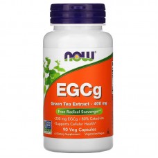 NOW EGCg Green Tea Extract 400 mg, 90 вегакапсул NOW EGCg Green Tea Extract 400 mg, 90 вегакапсул