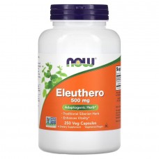 NOW Eleuthero 500 mg, 250 вегакапсул NOW Eleuthero 500 mg, 250 вегакапсул