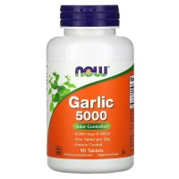 NOW Garlic 5000 mcg, 90 таблеток NOW Garlic 5000 mcg, 90 таблеток
