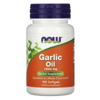 NOW Garlic Oil 1500 mg, 100 капсул NOW Garlic Oil 1500 mg, 100 капсул