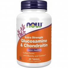NOW Glucosamine & Chondroitin Extra Strength, 60 таблеток NOW Glucosamine & Chondroitin Extra Strength, 60 таблеток