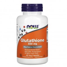 NOW Glutathione 500 mg, 60 вегакапсул NOW Glutathione 500 mg, 60 вегакапсул