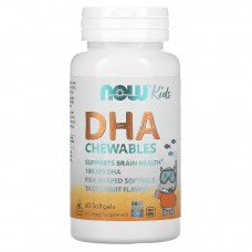 NOW Kids DHA 100 mg, 60 капсул