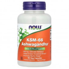 NOW KSM-66 Ashwagandha 600 mg, 90 вегакапсул NOW KSM-66 Ashwagandha 600 mg, 90 вегакапсул