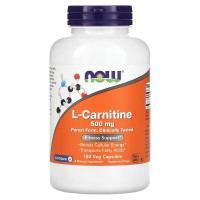 NOW L-Carnitine 500 mg, 180 вегакапсул NOW L-Carnitine 500 mg, 180 вегакапсул