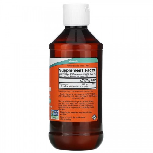 NOW Liquid Magnesium with Trace Minerals, 237 мл CN11635 NOW NOW Liquid Magnesium with Trace Minerals, 237 мл CN11635 NOW
