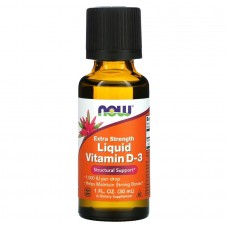 NOW Vitamin D3 Extra Strength, 30 мл NOW Vitamin D3 Extra Strength, 30 мл