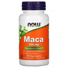 NOW Maca 500 mg, 100 вегакапсул NOW Maca 500 mg, 100 вегакапсул