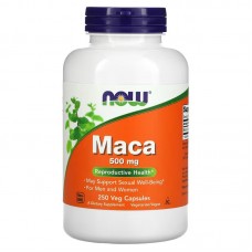 NOW Maca 500 mg, 250 вегакапсул NOW Maca 500 mg, 250 вегакапсул