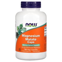 NOW Magnesium Malate, 180 вегакапсул NOW Magnesium Malate, 180 вегакапсул