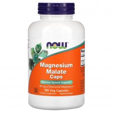 NOW Magnesium Malate, 180 вегакапсул NOW Magnesium Malate, 180 вегакапсул
