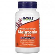 NOW Melatonin 20 mg, 90 вегакапсул NOW Melatonin 20 mg, 90 вегакапсул