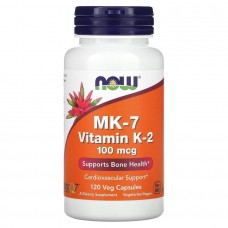 NOW Vitamin K2 (MK7) 100 mcg, 120 вегакапсул NOW Vitamin K2 (MK7) 100 mcg, 120 вегакапсул
