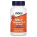 NOW Vitamin K2 (MK7) 100 mcg, 120 вегакапсул CN12509 NOW