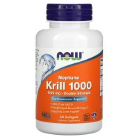NOW Neptune Krill Oil 1000 mg, 60 капсул NOW Neptune Krill Oil 1000 mg, 60 капсул