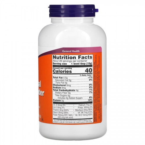 NOW Nutritional Yeast, 284 грами CN11546 NOW NOW Nutritional Yeast, 284 грами CN11546 NOW