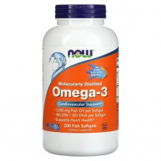NOW Omega-3 1000 mg, 200 рибних капсул