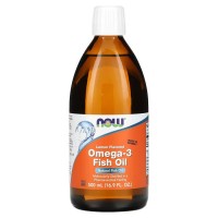 NOW Omega-3 Fish Oil, 500 мл - Лимон NOW Omega-3 Fish Oil, 500 мл - Лимон
