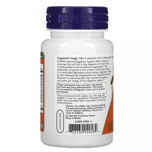 NOW Optimal Digestive System, 90 вегакапсул CN11555 NOW NOW Optimal Digestive System, 90 вегакапсул CN11555 NOW