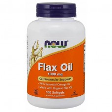 NOW Flax Oil 1000 mg, 100 капсул NOW Flax Oil 1000 mg, 100 капсул