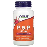 NOW P-5-P Complex 50 mg, 90 вегакапсул NOW P-5-P Complex 50 mg, 90 вегакапсул