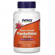 NOW Pantethine Double Strength 600 mg, 60 капсул NOW Pantethine Double Strength 600 mg, 60 капсул
