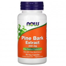 NOW Pine Bark Extract 240 mg, 90 вегакапсул NOW Pine Bark Extract 240 mg, 90 вегакапсул