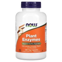 NOW Plant Enzymes, 240 вегакапсул