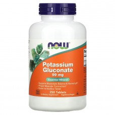 NOW Potassium Gluconate 99 mg, 250 таблеток NOW Potassium Gluconate 99 mg, 250 таблеток
