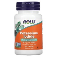 NOW Potassium Iodide, 60 таблеток NOW Potassium Iodide, 60 таблеток