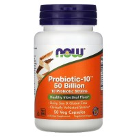 NOW Probiotic-10 50 billion, 50 вегакапсул NOW Probiotic-10 50 billion, 50 вегакапсул