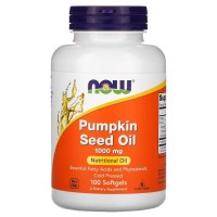 NOW Pumpkin Seed Oil 1000 mg, 100 капсул NOW Pumpkin Seed Oil 1000 mg, 100 капсул